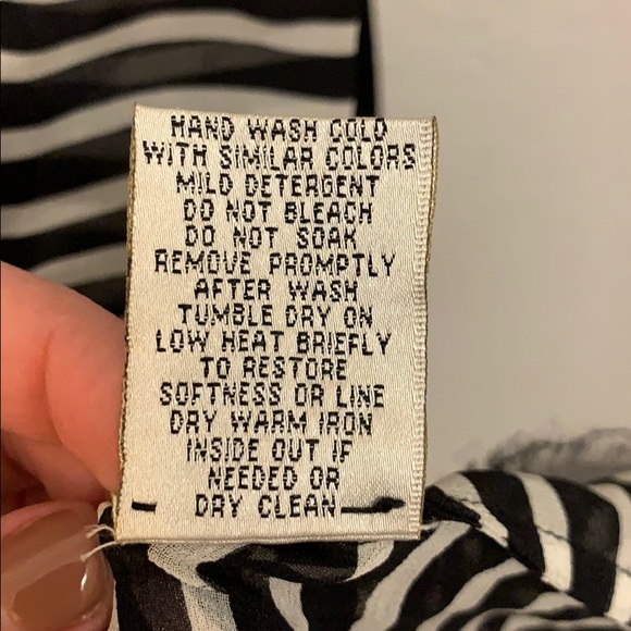 Silk stripe top from Anthropologie - Picture 9 of 9